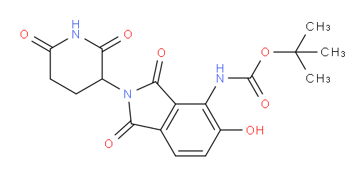 tert-butyl (2-(2,6-dioxopiperidin-3-yl)-5-hydroxy-1,3-dioxoisoindolin-4-yl)carbamate