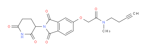 N-(but-3-yn-1-yl)-2-((2-(2,6-dioxopiperidin-3-yl)-1,3-dioxoisoindolin-5-yl)oxy)-N-methylacetamide