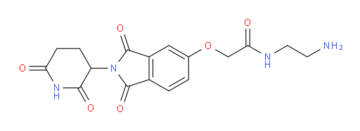 N-(2-aminoethyl)-2-((2-(2,6-dioxopiperidin-3-yl)-1,3-dioxoisoindolin-5-yl)oxy)acetamide