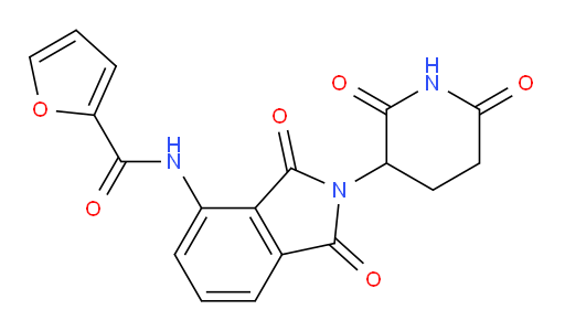 N-(2-(2,6-dioxopiperidin-3-yl)-1,3-dioxoisoindolin-4-yl)furan-2-carboxamide