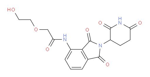 N-(2-(2,6-dioxopiperidin-3-yl)-1,3-dioxoisoindolin-4-yl)-2-(2-hydroxyethoxy)acetamide