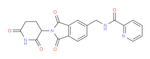 N-((2-(2,6-dioxopiperidin-3-yl)-1,3-dioxoisoindolin-5-yl)methyl)picolinamide