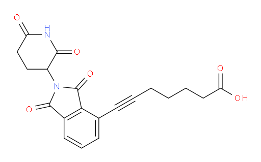 7-(2-(2,6-dioxopiperidin-3-yl)-1,3-dioxoisoindolin-4-yl)hept-6-ynoic acid
