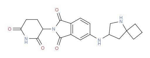 5-(5-azaspiro[3.4]octan-7-ylamino)-2-(2,6-dioxopiperidin-3-yl)isoindoline-1,3-dione