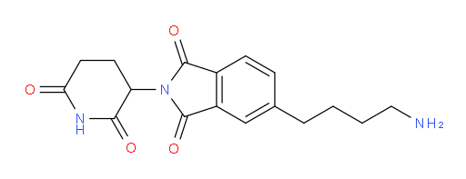 5-(4-aminobutyl)-2-(2,6-dioxopiperidin-3-yl)isoindoline-1,3-dione