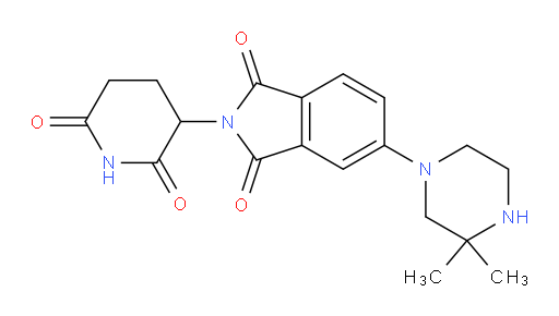 5-(3,3-dimethylpiperazin-1-yl)-2-(2,6-dioxopiperidin-3-yl)isoindoline-1,3-dione