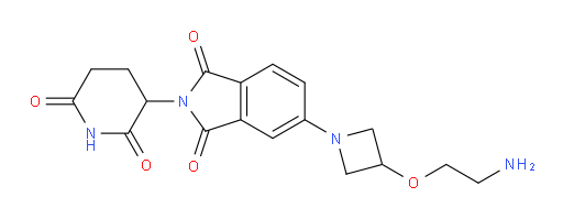 5-(3-(2-aminoethoxy)azetidin-1-yl)-2-(2,6-dioxopiperidin-3-yl)isoindoline-1,3-dione