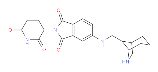 5-((6-azabicyclo[3.2.1]octan-8-ylmethyl)amino)-2-(2,6-dioxopiperidin-3-yl)isoindoline-1,3-dione