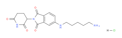 5-((5-aminopentyl)amino)-2-(2,6-dioxopiperidin-3-yl)isoindoline-1,3-dione hydrochloride