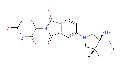 5-((3aR,7aS)-7a-aminohexahydropyrano[3,4-c]pyrrol-2(3H)-yl)-2-(2,6-dioxopiperidin-3-yl)isoindoline-1,3-dione