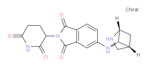 5-((1R,4R,5S)-2-azabicyclo[2.1.1]hexan-5-ylamino)-2-(2,6-dioxopiperidin-3-yl)isoindoline-1,3-dione