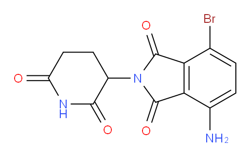 4-amino-7-bromo-2-(2,6-dioxopiperidin-3-yl)isoindoline-1,3-dione
