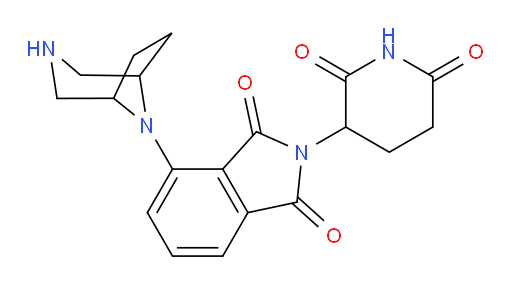 4-(3,8-diazabicyclo[3.2.1]octan-8-yl)-2-(2,6-dioxopiperidin-3-yl)isoindoline-1,3-dione