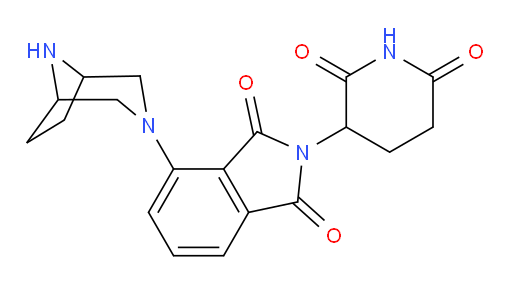 4-(3,8-diazabicyclo[3.2.1]octan-3-yl)-2-(2,6-dioxopiperidin-3-yl)isoindoline-1,3-dione