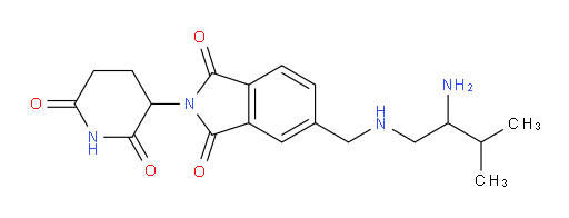 5-(((2-amino-3-methylbutyl)amino)methyl)-2-(2,6-dioxopiperidin-3-yl)isoindoline-1,3-dione
