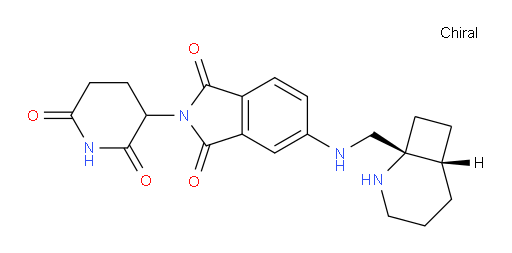 5-(((1R,6S)-2-azabicyclo[4.2.0]octan-1-ylmethyl)amino)-2-(2,6-dioxopiperidin-3-yl)isoindoline-1,3-dione