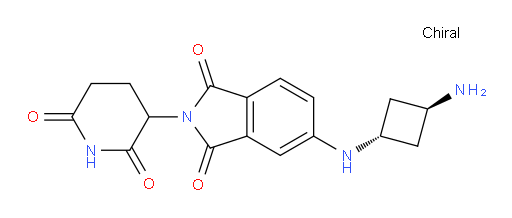 5-(((1r,3r)-3-aminocyclobutyl)amino)-2-(2,6-dioxopiperidin-3-yl)isoindoline-1,3-dione