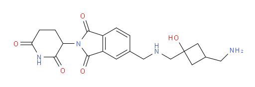 5-((((3-(aminomethyl)-1-hydroxycyclobutyl)methyl)amino)methyl)-2-(2,6-dioxopiperidin-3-yl)isoindoline-1,3-dione