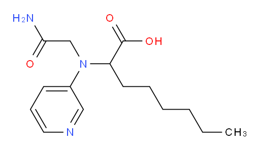 2-((2-amino-2-oxoethyl)(pyridin-3-yl)amino)octanoic acid