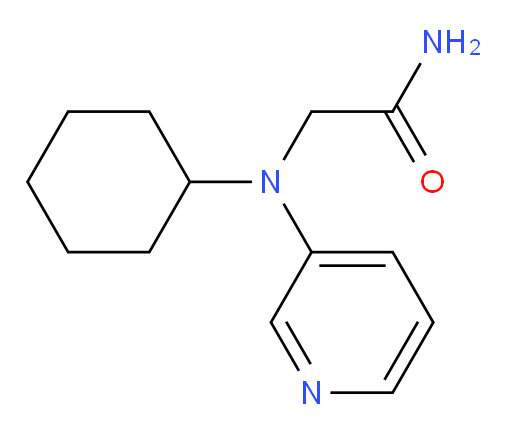 2-(cyclohexyl(pyridin-3-yl)amino)acetamide