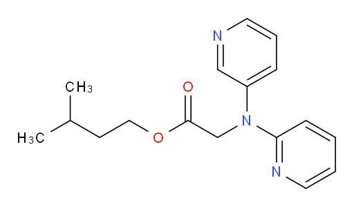 isopentyl 2-(pyridin-2-yl(pyridin-3-yl)amino)acetate