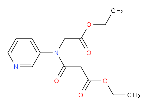 ethyl 3-((2-ethoxy-2-oxoethyl)(pyridin-3-yl)amino)-3-oxopropanoate