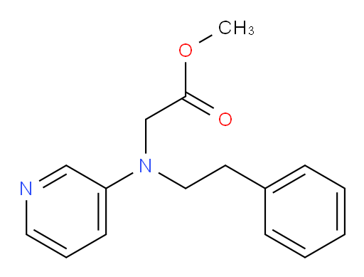 methyl 2-(phenethyl(pyridin-3-yl)amino)acetate