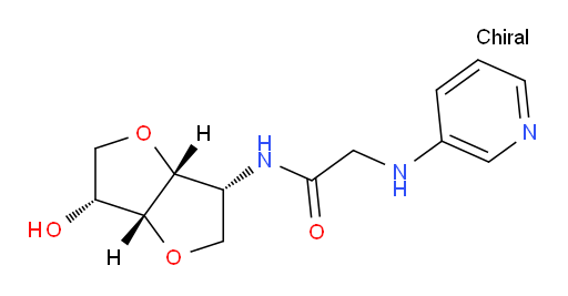 N-((3R,3aR,6R,6aR)-6-hydroxyhexahydrofuro[3,2-b]furan-3-yl)-2-(pyridin-3-ylamino)acetamide