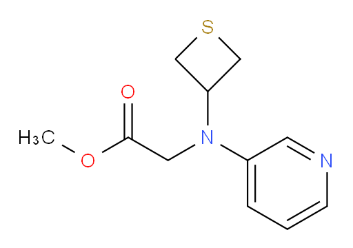 methyl 2-(pyridin-3-yl(thietan-3-yl)amino)acetate