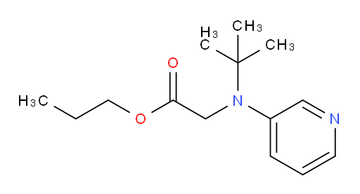 propyl 2-(tert-butyl(pyridin-3-yl)amino)acetate