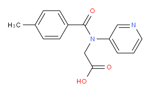 2-(4-methyl-N-(pyridin-3-yl)benzamido)acetic acid