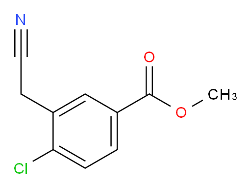 methyl 4-chloro-3-(cyanomethyl)benzoate