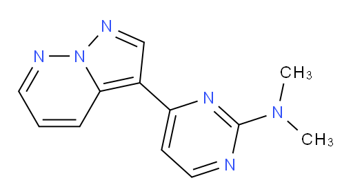 N,N-dimethyl-4-(pyrazolo[1,5-b]pyridazin-3-yl)pyrimidin-2-amine