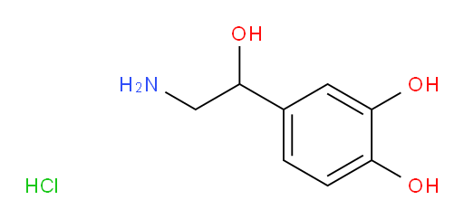 4-(2-amino-1-hydroxyethyl)benzene-1,2-diol hydrochloride