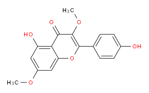 Jaranol;3,7-Di-O-methylkaempferol;Kaempferol-3,7-dimethyl ether;Kaempferol 3,7-dimethyl ether