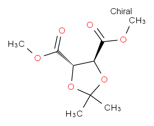 4,5-dimethyl (4S,5S)-2,2-dimethyl-1,3-dioxolane-4,5-dicarboxylate