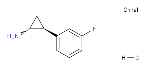 trans-2-(3-fluorophenyl)cyclopropan-1-amine hydrochloride