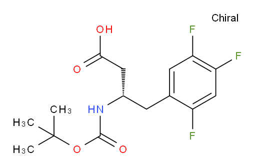 (S)-3-((tert-butoxycarbonyl)amino)-4-(2,4,5-trifluorophenyl)butanoic acid
