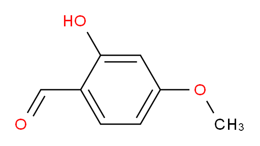 AKOS 222-39;2-Hydroxy-4-methoxyb;2-Hydroxyanisaldehyde;4-Methoxysalicyaldehyde;2-hydroxy-p-anisaldehyd;4-MethoxySalicyladehyde;4-Mthoxysalicylaldehyde;2-HYDROXY-4-ANISALDEHYDE;2-HYDROXY-P-ANISALDEHYDE;4-METHOXYSALICYLALDEHYDE