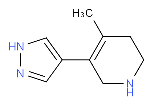 4-methyl-5-(1H-pyrazol-4-yl)-1,2,3,6-tetrahydropyridine