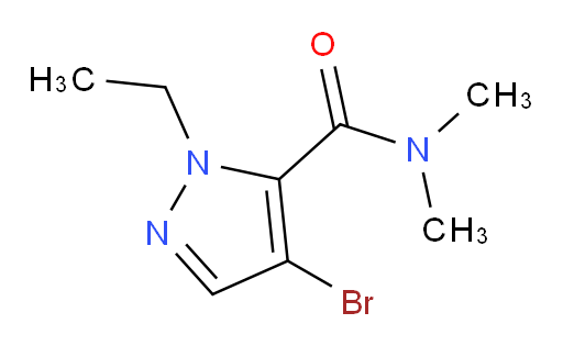 4-bromo-1-ethyl-N,N-dimethyl-1H-pyrazole-5-carboxamide