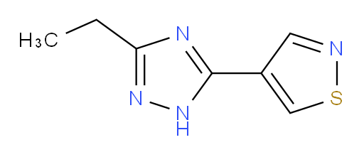 3-ethyl-5-(1,2-thiazol-4-yl)-1H-1,2,4-triazole