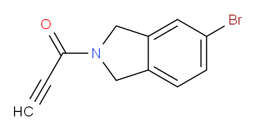 1-(5-bromo-2,3-dihydro-1H-isoindol-2-yl)prop-2-yn-1-one