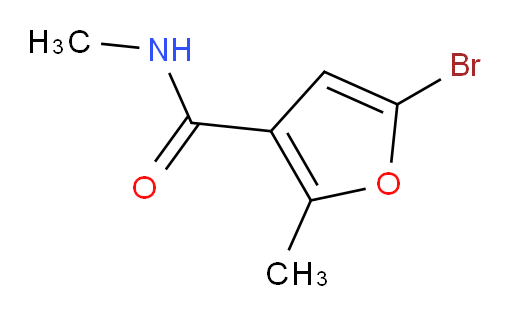 5-bromo-N,2-dimethylfuran-3-carboxamide
