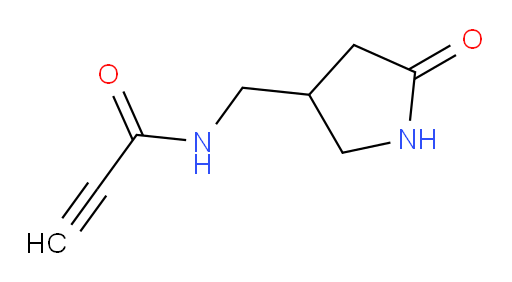 N-[(5-oxopyrrolidin-3-yl)methyl]prop-2-ynamide