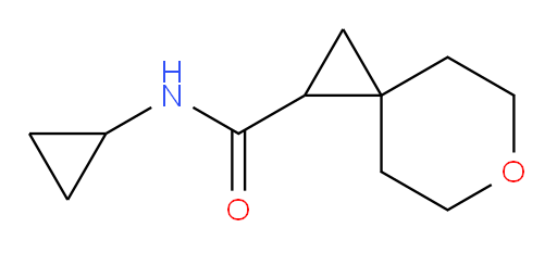 N-cyclopropyl-6-oxaspiro[2.5]octane-1-carboxamide