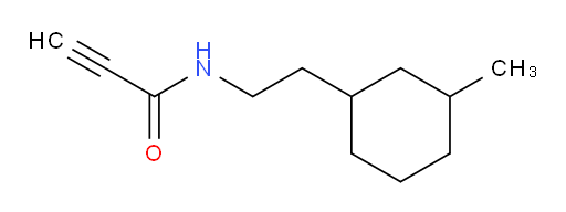N-[2-(3-methylcyclohexyl)ethyl]prop-2-ynamide