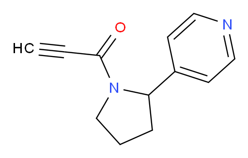 1-[2-(pyridin-4-yl)pyrrolidin-1-yl]prop-2-yn-1-one
