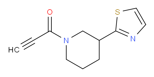 1-[3-(1,3-thiazol-2-yl)piperidin-1-yl]prop-2-yn-1-one