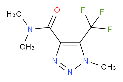 N,N,1-trimethyl-5-(trifluoromethyl)-1H-1,2,3-triazole-4-carboxamide